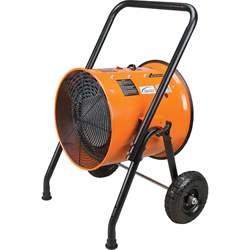 Portable Salamander Heater, Contractor, Electric, 34121 BTU/H